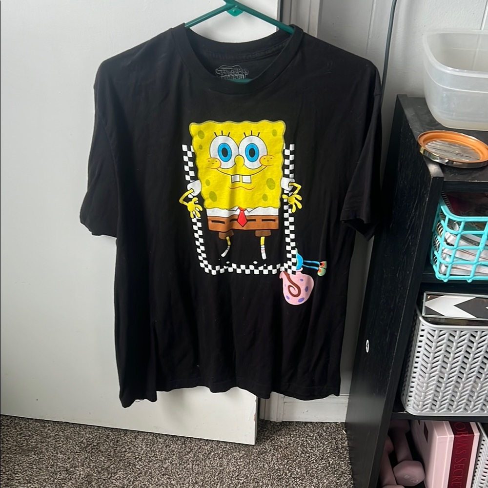 SpongeBob SquarePants Black Kids T-Shirt